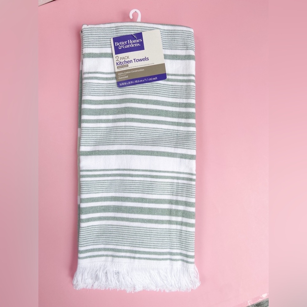 NWT Kitchens Dish Towels by Better Homes & Gardens. Dish drying towels
